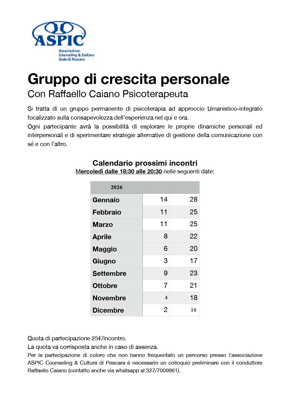 Crescita personale Gruppo di Crescita Personale